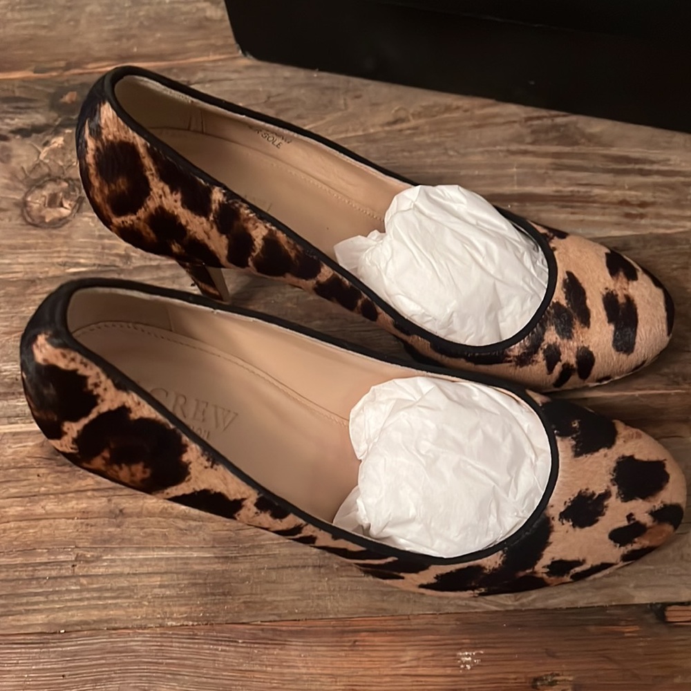J Crew Collection leopard 🐆 heel - Picture 5 of 8